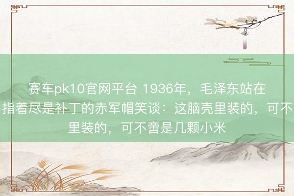 赛车pk10官网平台 1936年，毛泽东站在陕北土坡上，指着尽是补丁的赤军帽笑谈：这脑壳里装的，可不啻是几颗小米